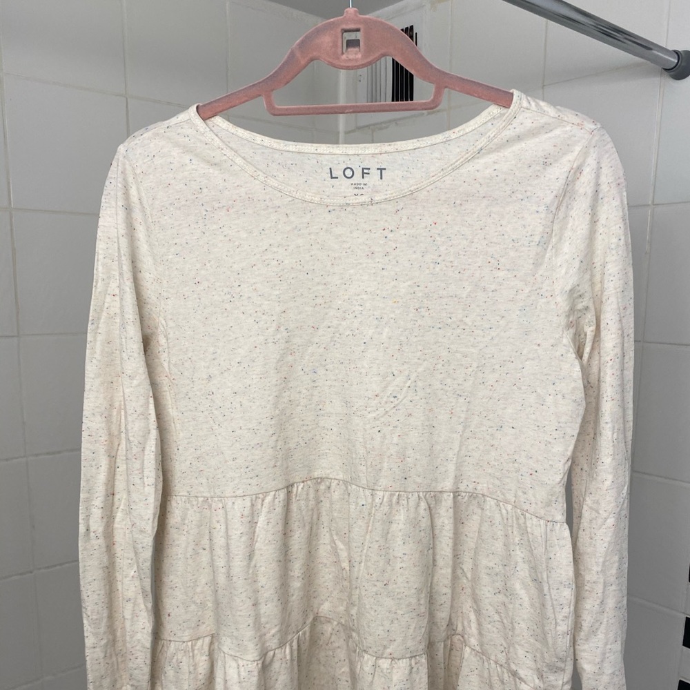 🔵Tiered baby-doll tee